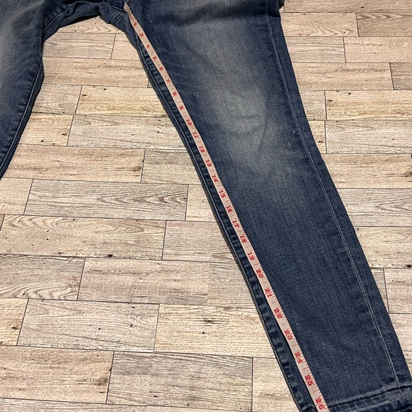 Lucky Brand Women Jeans 6 Blue Ava Skinny Ankle Cheville Frayed Raw Hem Stretch - Picture 3 of 15